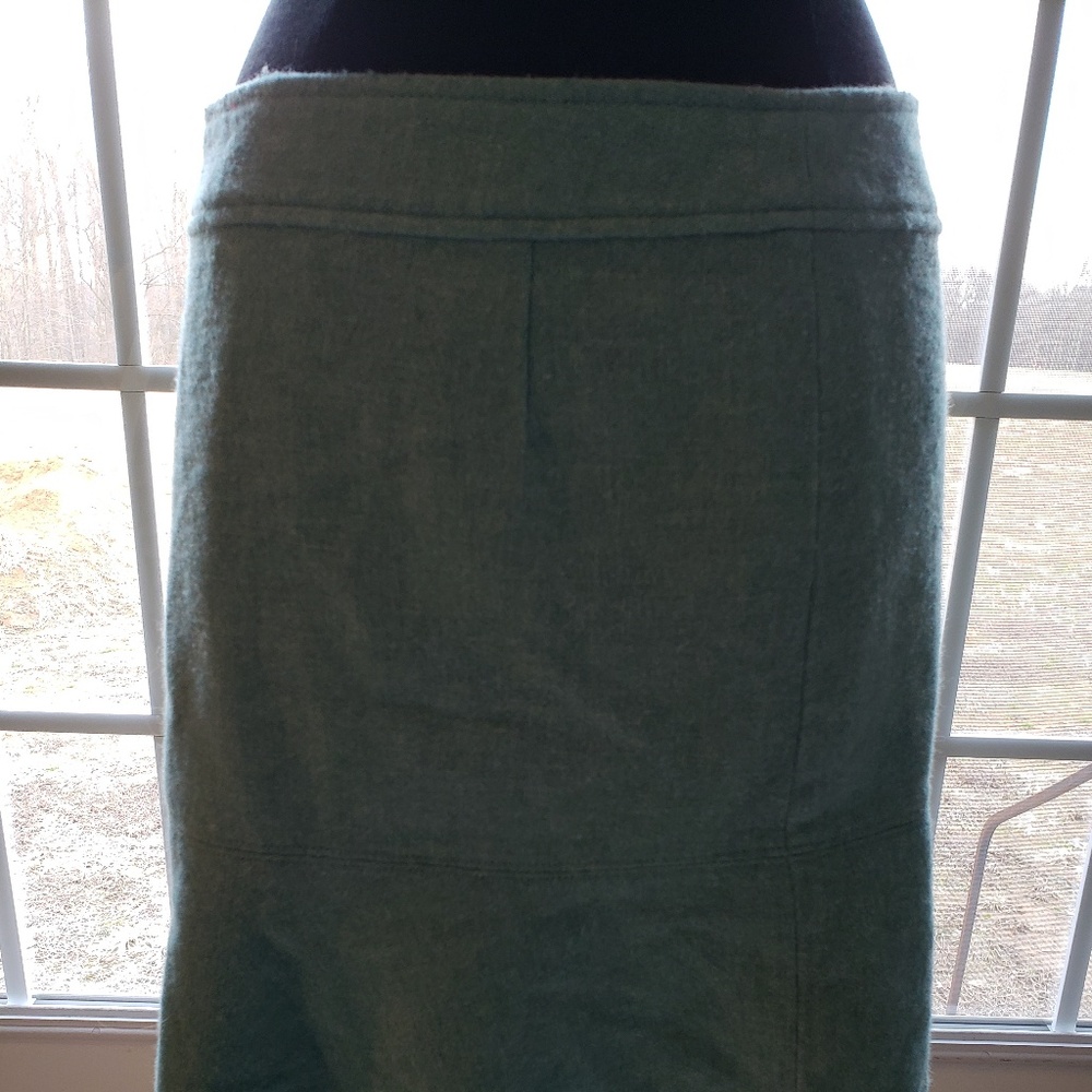 GAP ruffle skirt in aqua